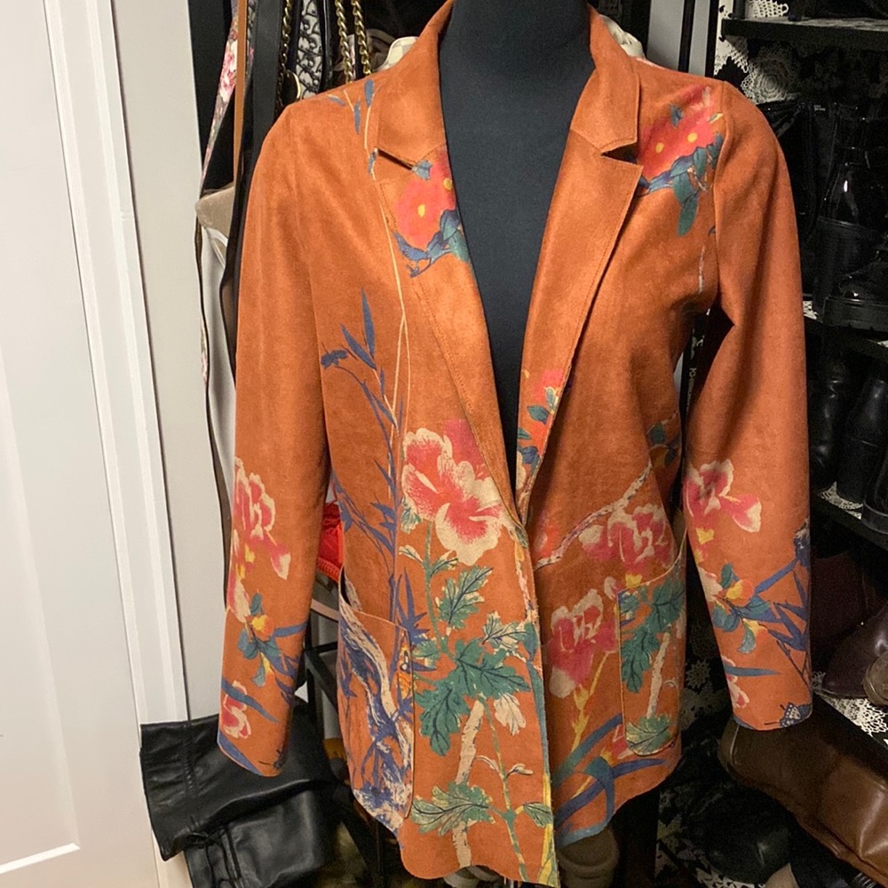 Stunning soft cognac blazer